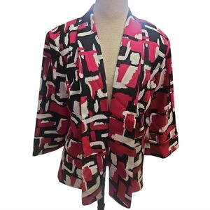 Nipon Boutique open front blazer nwt
